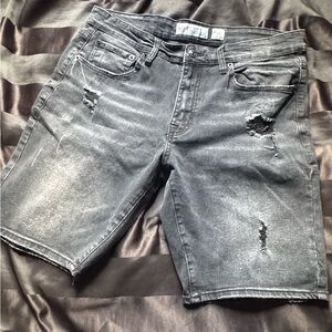 Stylish Black Distressed Men Shorts
